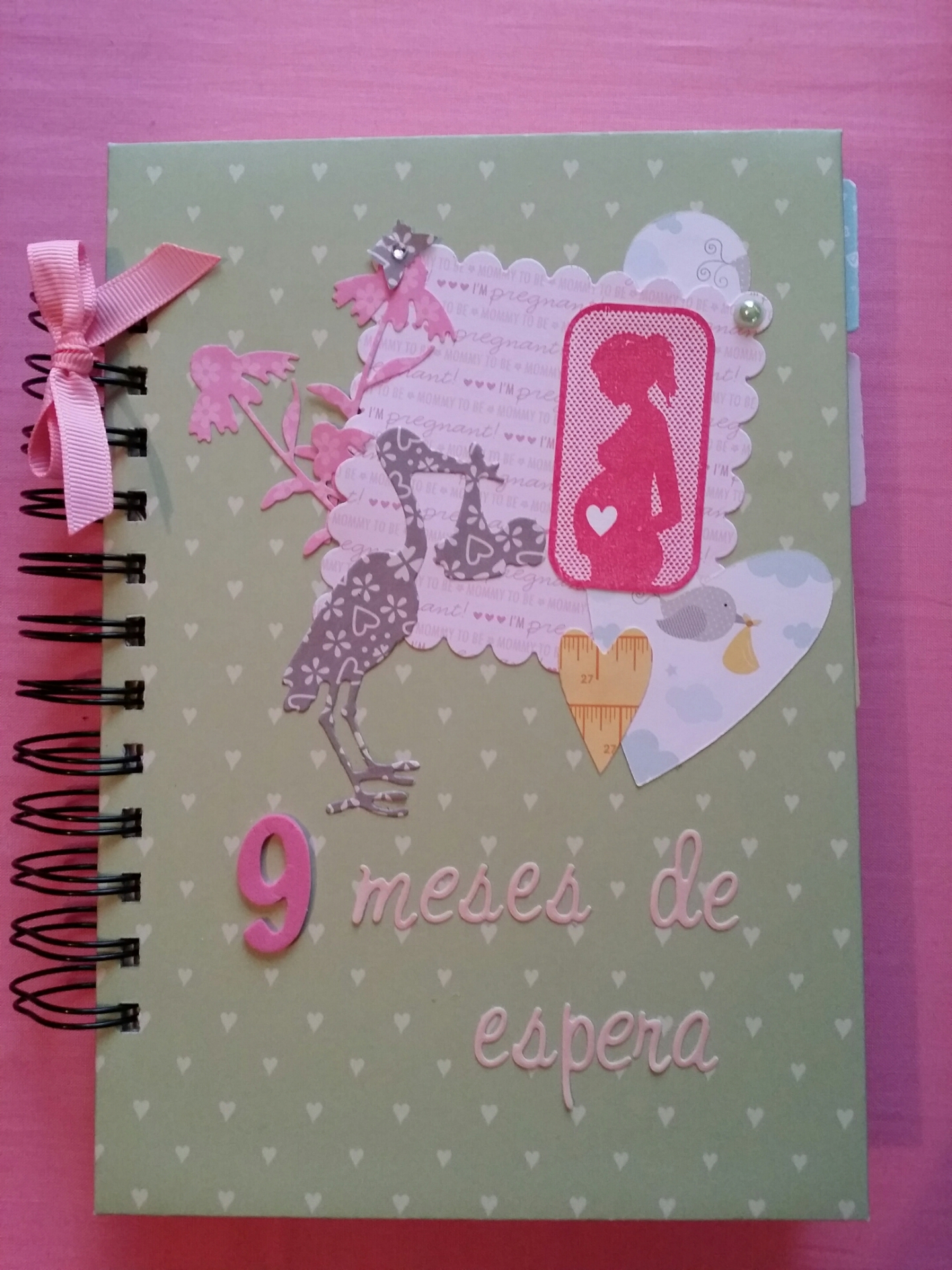 Álbum scrapbooking de embarazo, Pregnancy scrapbook album, Inspiración